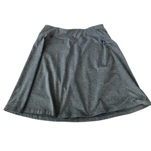 REI Womens Gray Heathered Athletic Skort Size Medium Tennis Golf Hiking